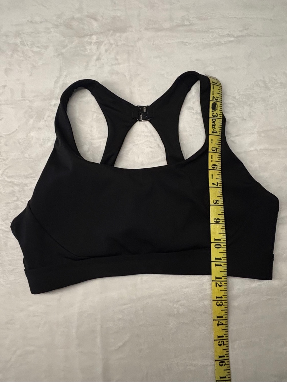 Athleta Sports Bra (size unknown, measurements shown)